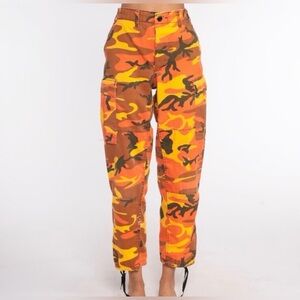 Rothco orange Camouflage Cargo Pants